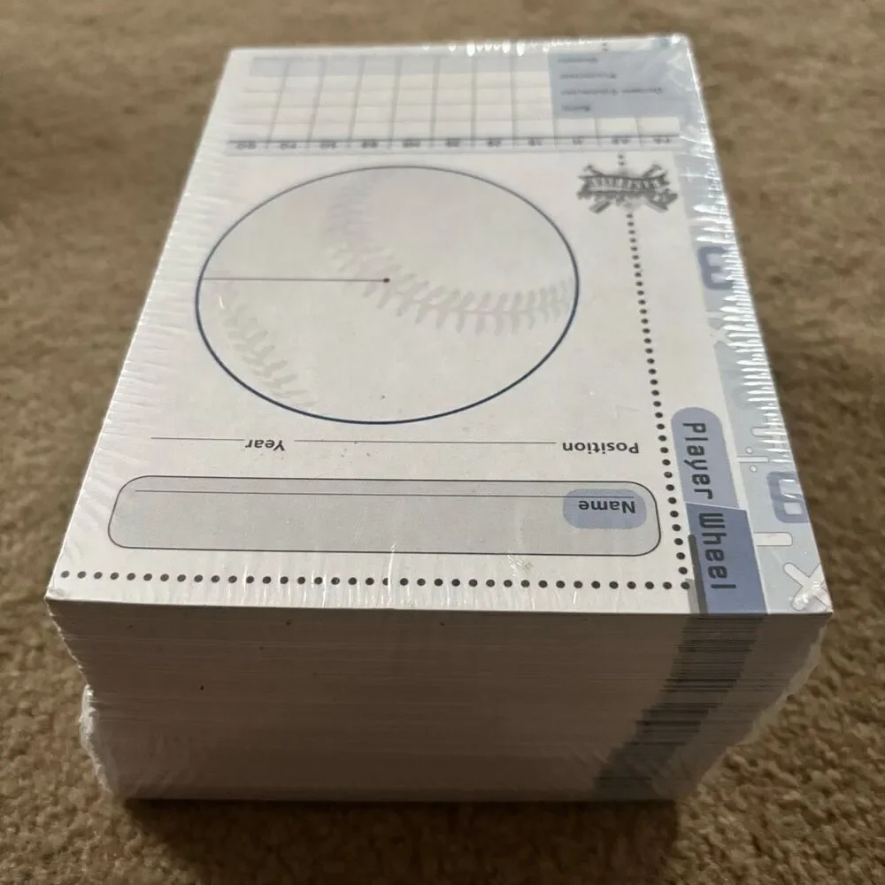 Fantasy Baseball Player Wheel Blank Cards